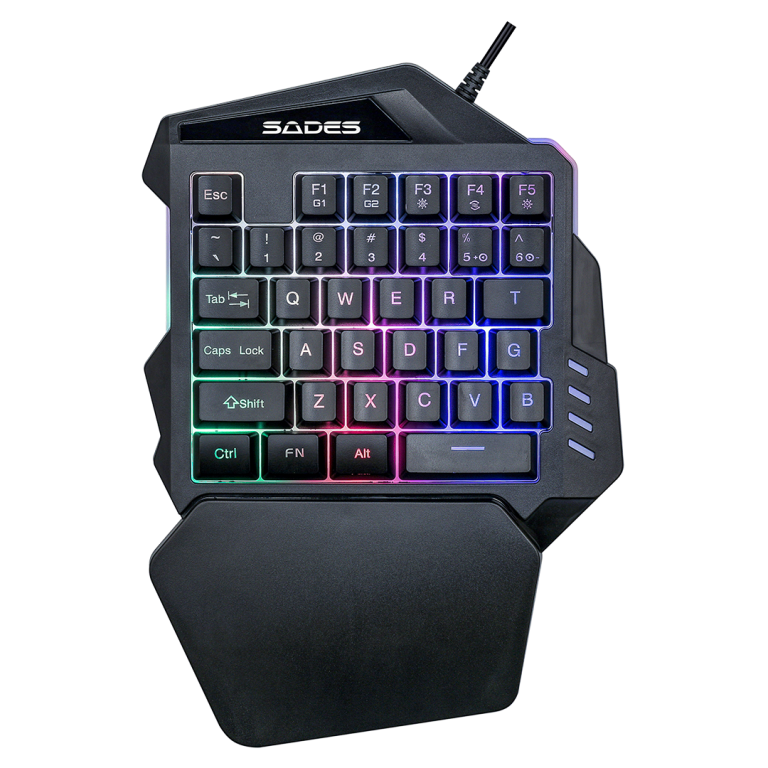 Keyboard Gaming - Sades Mechanical Switch, Optical Switch, Rubber